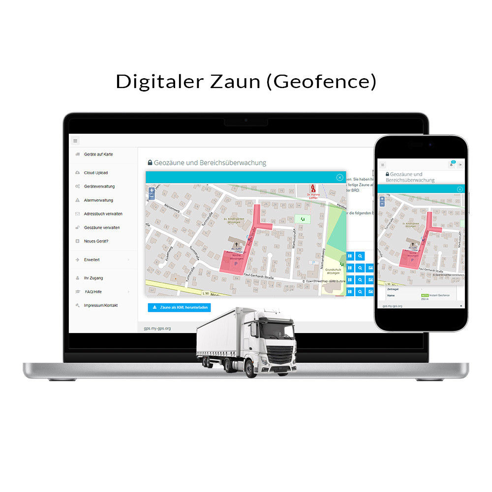 Geofence zur Speditionsüberwachung